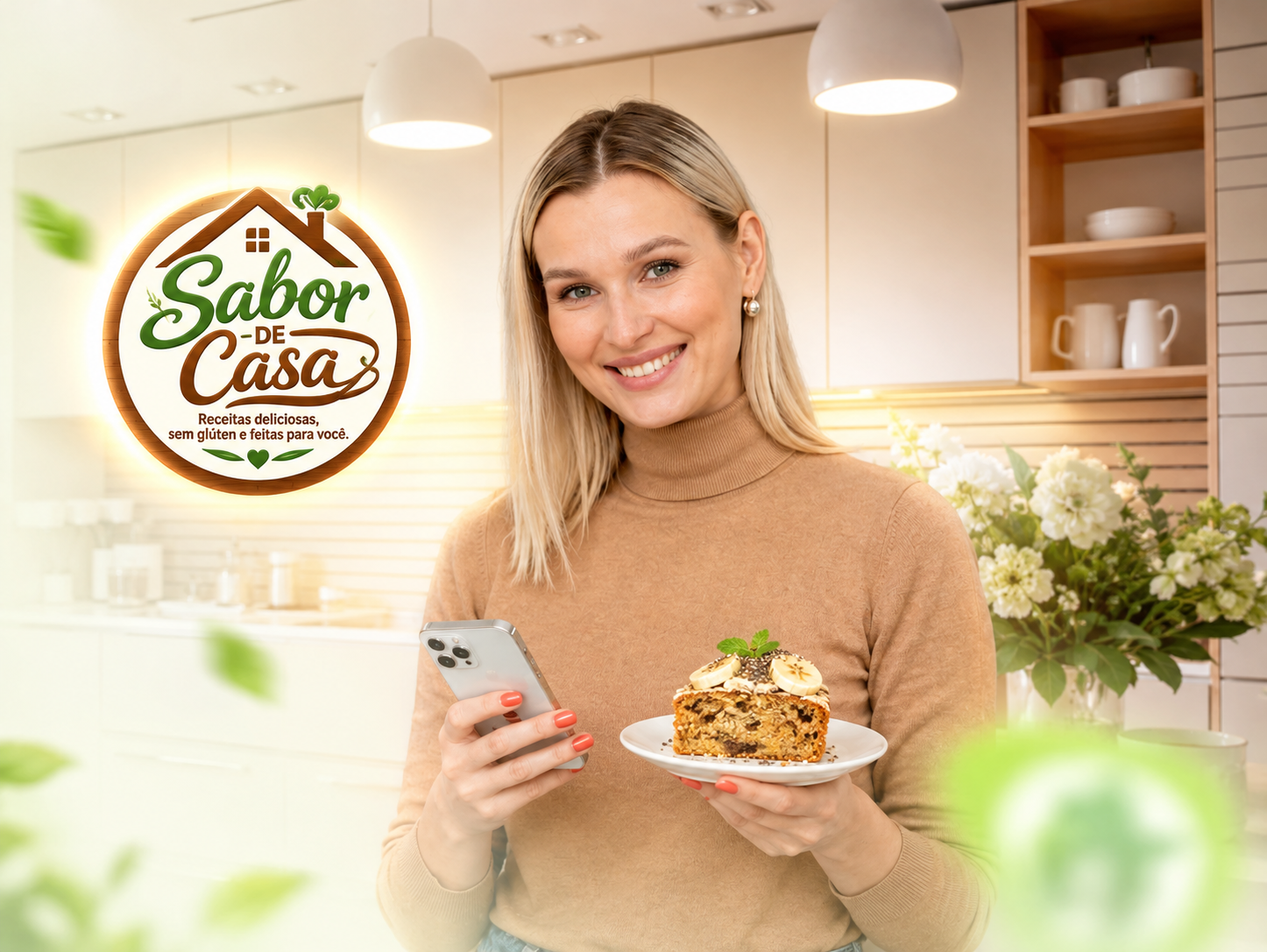 Sabor de Casa_ Bolo Saudável na Cozinha